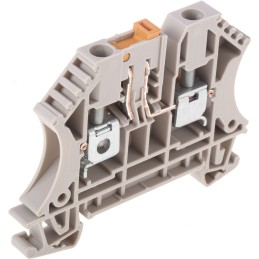 5 pcs - Weidmuller WTR Series Brown Disconnect Terminal Block, 4mm², Single-Level, Screw Termination