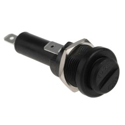 1 pcs - Bulgin 13A Panel Mount Fuse Holder for 6.3 x 32mm Fuse, 1P, 250V ac