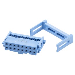 50 pcs - TE Connectivity 16-Way IDC Connector Socket for Cable Mount, 2-Row