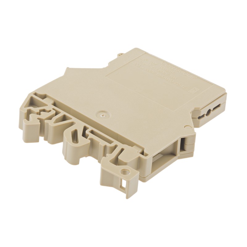 5 pcs - RS PRO Grey Fused DIN Rail Terminal, Single-Level, Screw Termination, Fused