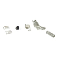 50 pcs - RS PRO 7 Pole Right Angle Din Plug, DIN 45329, 4A, 34 V ac/dc IP30, Male, Cable Mount