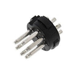 50 pcs - RS PRO 7 Pole Right Angle Din Plug, DIN 45329, 4A, 34 V ac/dc IP30, Male, Cable Mount