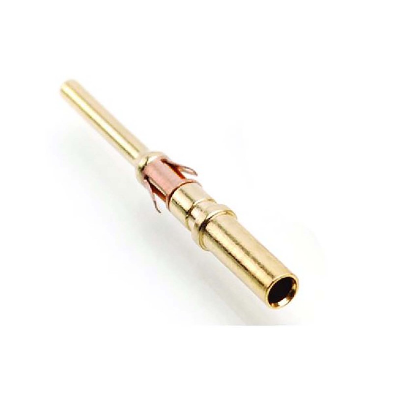 500 pcs - Amphenol Industrial Male Crimp Crimp Socket Contact, Contact Size 16, Wire Size 20 - 22