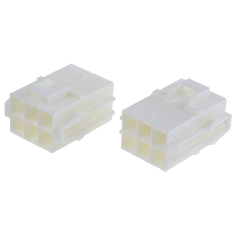 500 pcs - JST, VL Female Connector Housing, 6.2mm Pitch, 6 Way, 2 Row