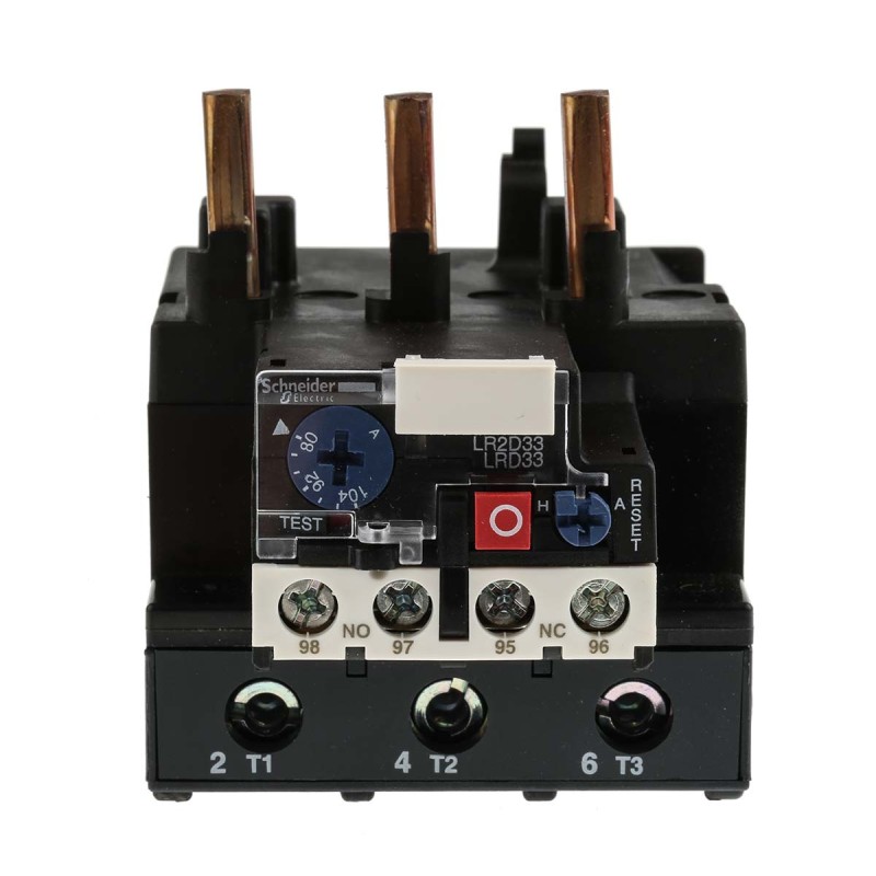 1 pcs - Schneider Electric LRD Thermal Overload Relay 1NO + 1NC, 80 - 104 A F.L.C, 104 A Contact Rating, 3P, TeSys