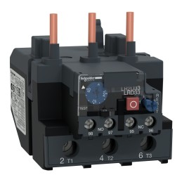 1 pcs - Schneider Electric LRD Thermal Overload Relay 1NO + 1NC, 80 - 104 A F.L.C, 104 A Contact Rating, 3P, TeSys
