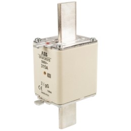 1 pcs - ABB 315A Centred Tag Fuse, NH2, 500V