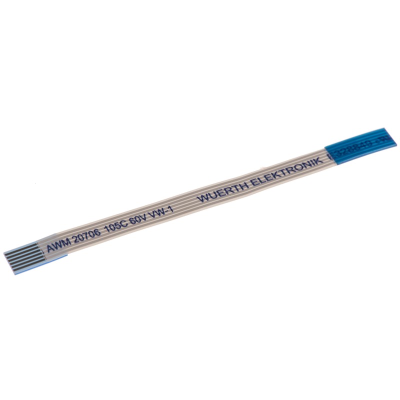 5 pcs - Wurth Elektronik 6877 Series FFC Ribbon Cable, 6-Way, 0.5mm Pitch, 50mm Length