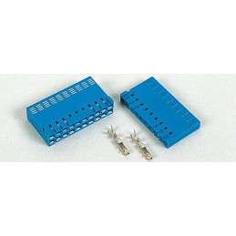 500 pcs - Amphenol Communications Solutions, DUBOX Female Connector Housing, 2.54mm Pitch, 16 Way, 2 Row