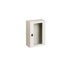 1 pcs - Schneider Electric Spacial S3D Series Steel Metal Enclosure, IP66, Viewing Window, 600 mm x 800 mm x 300mm