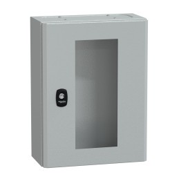 1 pcs - Schneider Electric Steel Wall Box, IP66, 400 mm x 300 mm x 150mm