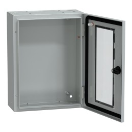 1 pcs - Schneider Electric Steel Wall Box, IP66, 400 mm x 300 mm x 150mm
