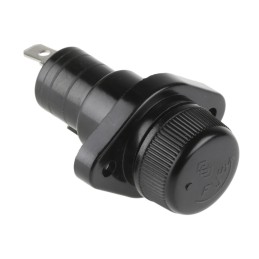 1 pcs - Schurter 25A Panel Mount Fuse Holder for 10 x 38mm Fuse, 1P, 600V ac