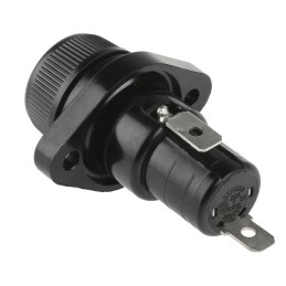 1 pcs - Schurter 25A Panel Mount Fuse Holder for 10 x 38mm Fuse, 1P, 600V ac