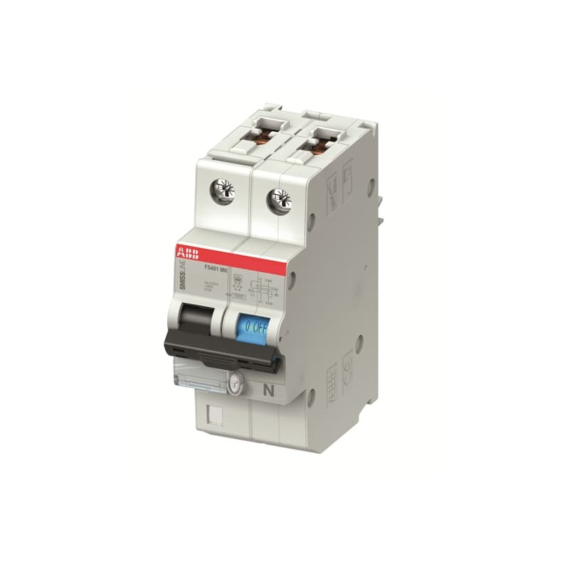 1 pcs - ABB RCCB, 32A, 2 Pole, 30mA, Type B, 240V ac