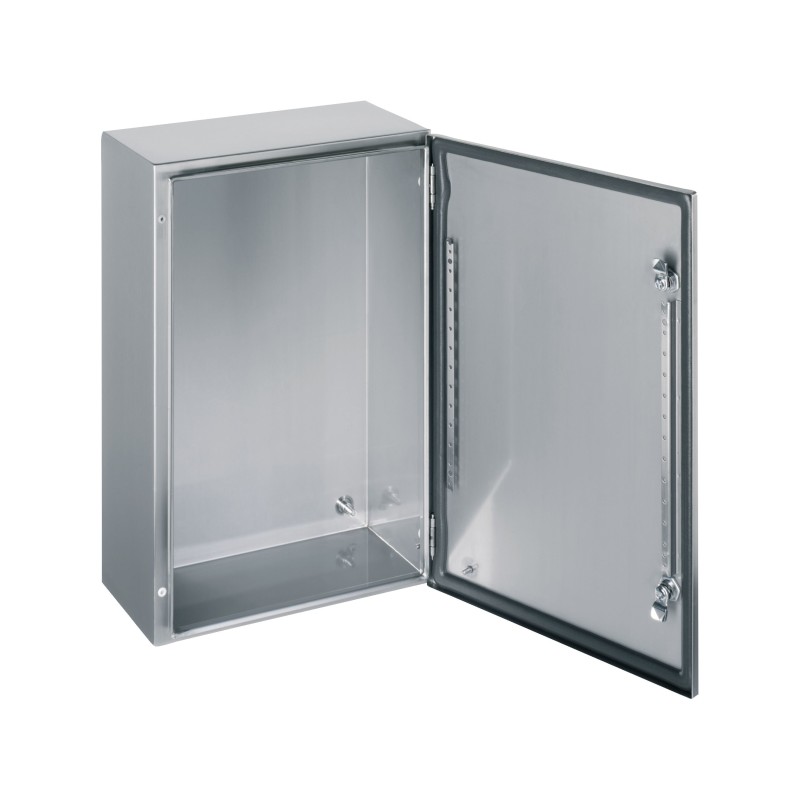 1 pcs - Schneider Electric Spacial S3X Series 316 Stainless Steel, Zinc Coated Steel Wall Box, IP66, 600 mm x 400 mm x 200mm