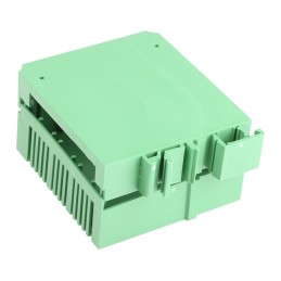 1 pcs - CAMDENBOSS Vertical Enclosure Type CVB Series , 45 x 82 x 90mm, Polycarbonate DIN Rail Enclosure