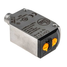 1 pcs - ifm electronic Diffuse Photoelectric Sensor, Block Sensor, 2 mm - 200 mm Detection Range