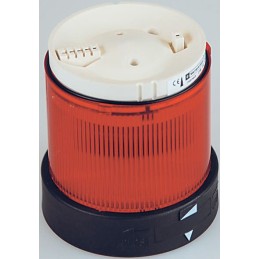 1 pcs - Schneider Electric Harmony XVB Series Red Flashing Effect Beacon Unit, 230 V ac, LED Bulb, AC, IP65