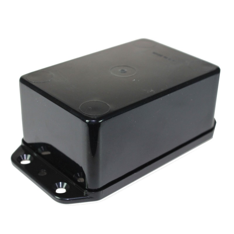1 pcs - CAMDENBOSS Series 2000 Series Black ABS Enclosure, IP65, Flanged, Black Lid, 120 x 50 x 25mm