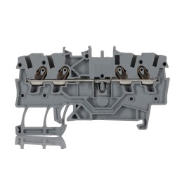 5 pcs - Wago TOPJOB S, 2000 Series Grey Feed Through Terminal Block, 1mm², Single-Level, Push-In Cage Clamp Termination, ATEX,