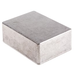 1 pcs - Hammond 1590 Series Natural Die Cast Aluminium Enclosure, IP54, Natural Lid, 110.5 x 82.4 x 44mm