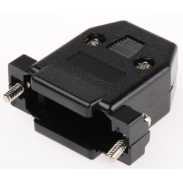 5 pcs - MH Connectors MHCCOV Series ABS D Sub Backshell, 15 Way, Strain Relief