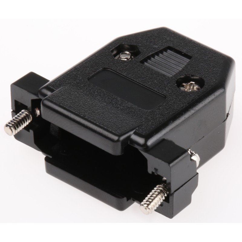 5 pcs - MH Connectors MHCCOV Series ABS D Sub Backshell, 15 Way, Strain Relief