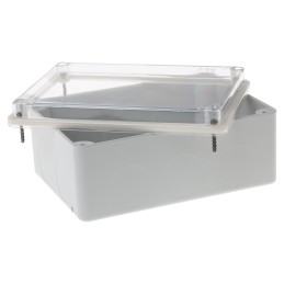 1 pcs - ABB Grey Thermoplastic Junction Box, IP55, 153 x 110 x 66mm