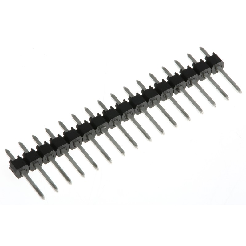 5 pcs - Molex C-Grid III Series Straight Through Hole Pin Header, 16 Contact(s), 2.54mm Pitch, 1 Row(s), Unshrouded