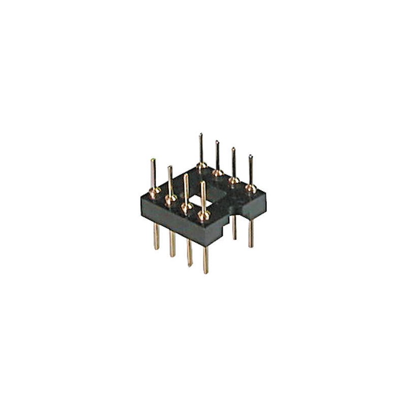 5 pcs - ASSMANN WSW Straight Through Hole Mount 2.54mm Pitch IC Socket Adapter, 16 Pin Male DIP to 16 Pin Male DIP