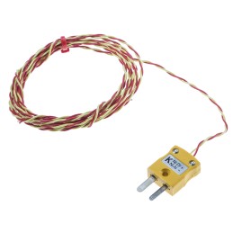1 pcs - RS PRO Type K Thermocouple 2m Length, 7/0.2mm Diameter - +250°C