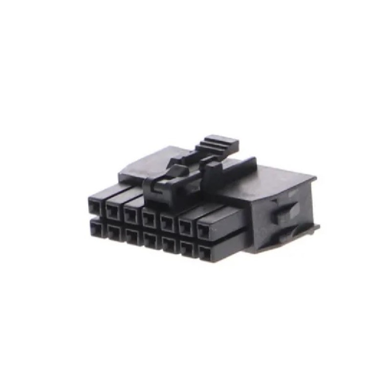 500 pcs - Molex Receptacle Crimp Connector Housing, 2.5mm Pitch, 14 Way, 2 Row