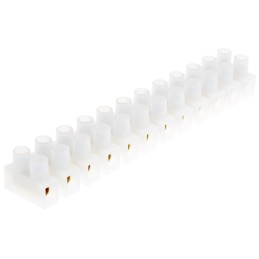5 pcs - RS PRO Non-Fused Terminal Block, 12-Way, 15 - 61A, 7 AWG Wire, Screw Down Termination