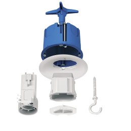 1 pcs - Schneider Electric ALB Series Blue, White ABS, PC Junction Box, IP20, 49 x 71 x 71mm