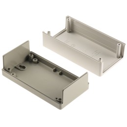 1 pcs - OKW Flat-Pack Case Grey ABS Instrument Case, 120 x 65 x 40mm