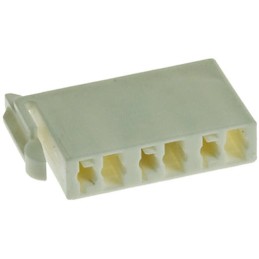 500 pcs - TE Connectivity, Hermaphroditic Female Connector Housing, 4mm Pitch, 2 Way, 1 Row