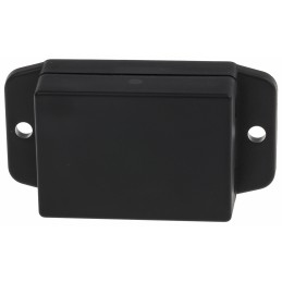 1 pcs - RS PRO Black ABS Enclosure, Flanged, Black Lid, 50 x 35 x 22mm