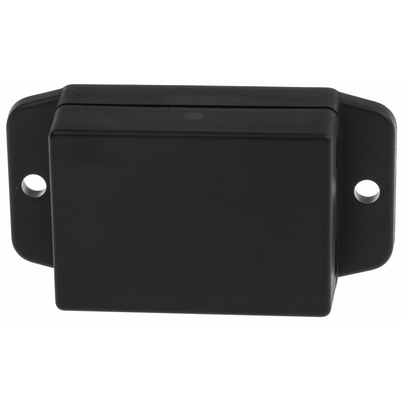 1 pcs - RS PRO Black ABS Enclosure, Flanged, Black Lid, 50 x 35 x 22mm