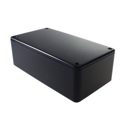 1 pcs - RS PRO Black ABS General Purpose Enclosure, IP54, Black Lid, 150 x 80 x 50mm