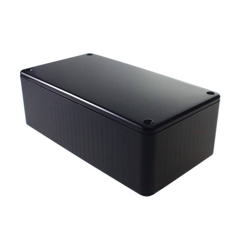 1 pcs - RS PRO Black ABS General Purpose Enclosure, IP54, Black Lid, 150 x 80 x 50mm