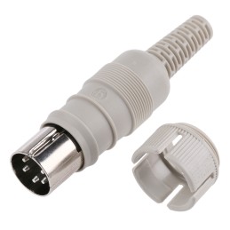 1 pcs - Hirschmann, MAS 5 Pole M16 Din Plug, 4A, 34 V ac/dc IP30, Screw Lock, Male, Cable Mount