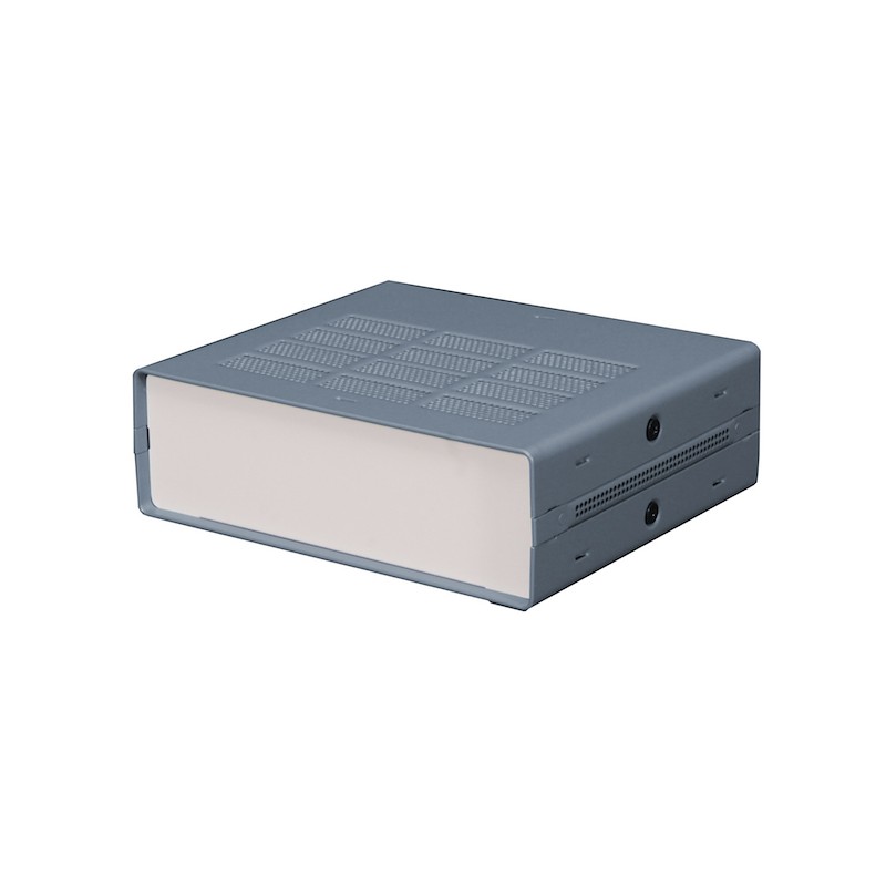 1 pcs - RS PRO Grey Extruded Aluminium Enclosure, IP30, Grey Lid, 178 x 203 x 65mm