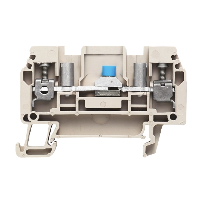 5 pcs - Weidmuller W Series Brown Disconnect Terminal Block, Single-Level, Screw Termination