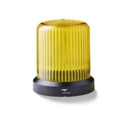 1 pcs - AUER Signal RDM Series Yellow Multiple Effect Beacon, 110-240 V ac, Base Mount, LED Bulb, IP66