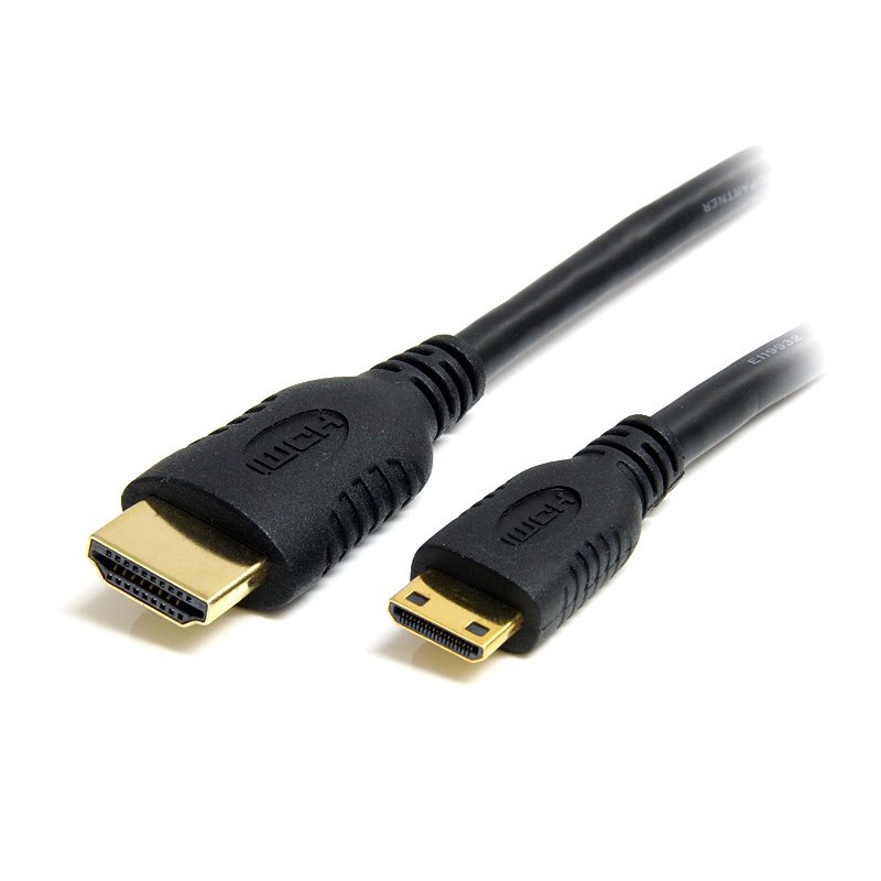 1 pcs - StarTech.com 4K @ 30Hz HDMI 1.4 Male HDMI to Male Mini HDMI Cable, 50cm