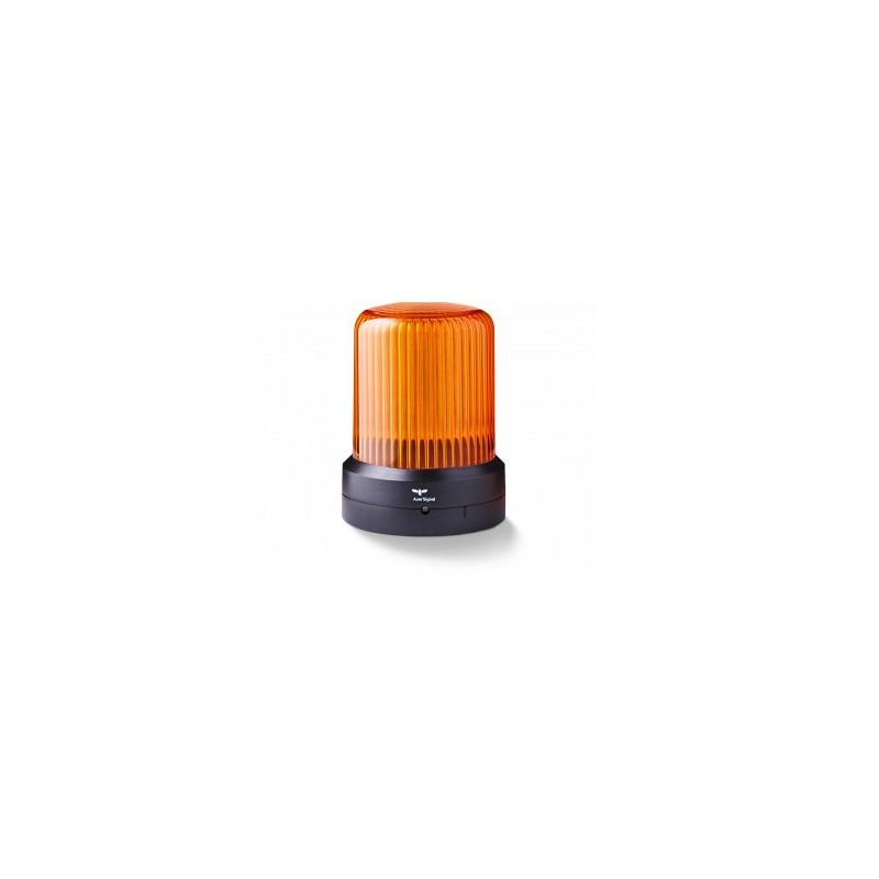 1 pcs - AUER Signal RDMHP Series Amber Dimming, Flashing, Pulsating, Rotating, Steady, Strobe Beacon, 110-240 V ac, Base Mount,