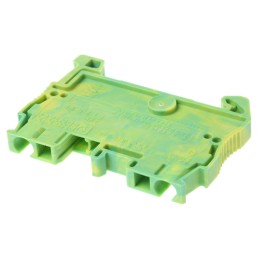 5 pcs - Phoenix Contact ST 2.5-PE Series Green/Yellow DIN Rail Terminal Block, 0.08 - 4mm², Single-Level, Spring Clamp