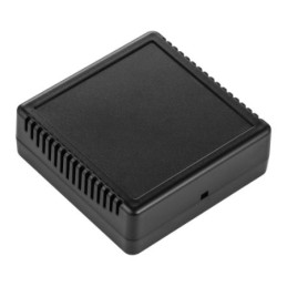 1 pcs - RS PRO Black ABS General Purpose Enclosure, IP20, IK06, Black Lid, 100 x 100 x 35.3mm