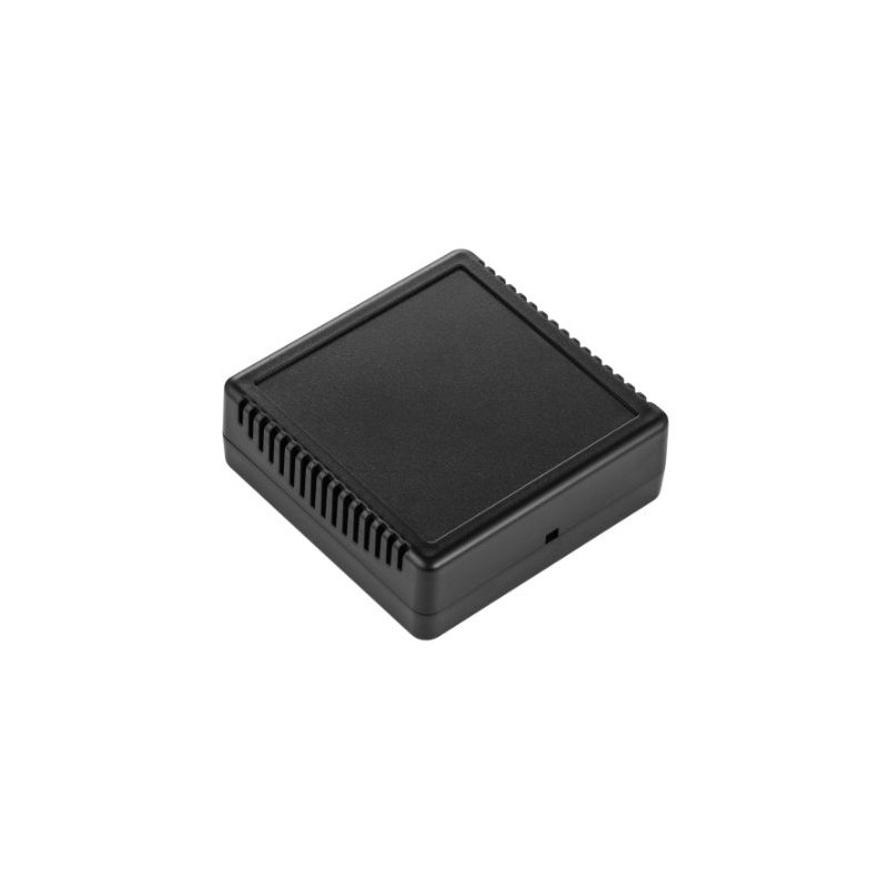 1 pcs - RS PRO Black ABS General Purpose Enclosure, IP20, IK06, Black Lid, 100 x 100 x 35.3mm